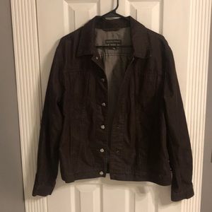 Banana Republic dark brown denim jacket